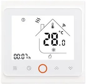 Smart θερμοστάτης αερίου BHT-002-GCLW, WiFi, λευκός