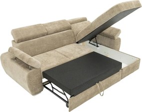 Γωνιακός Καναπές Plaza L-Μπεζ