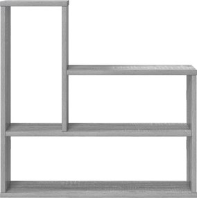 vidaXL Ράφι Τοίχου Γκρι Sonoma 60 x 11 x 60 εκ.