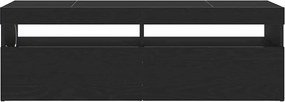 vidaXL Ντουλάπι TV Μαύρη Οξυά 120 x 35 x 40 εκ. Επεξεργασμένο ξύλο