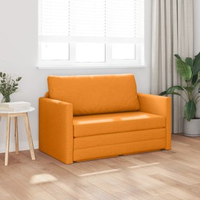 vidaXL Καναπές Κρεβάτι 2-σε-1 Βαθύ Κίτρινο 124x71x78 εκ. Υφάσματος