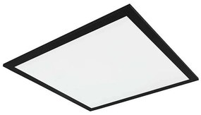 Φωτιστικό Οροφής - Πλαφονιέρα Gamma R62864532 18W Led 45x45x5cm Black Mat RL Lighting Μέταλλο