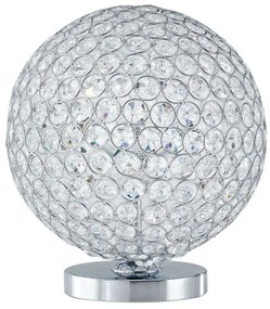 Φωτιστικό Επιτραπέζιο Planet I-PLANET/L 3xG9 Φ25cm 28cm Chrome Luce Ambiente Design Crystal, Metal