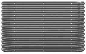 vidaXL Ζαρντινιέρα Ανθρακί 114x40x68 εκ Ατσάλι με Ηλεκτρ. Βαφή Πούδρας
