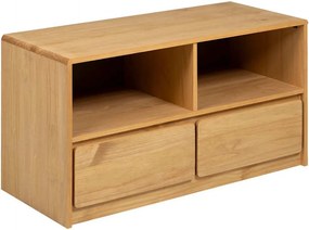 vidaXL Έπιπλο Τηλεόρασης SAUDA Χρώμα Δρυός 99x43x55 εκ. Μασίφ Πεύκο