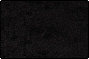 vidaXL Δερμάτινο Χαλί Μαύρο 100 x 150 cm 100% Πολυπροπυλένιο Τούφτα
