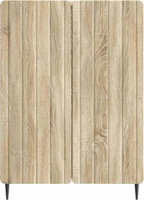vidaXL Πλαϊνό γραφείο Sonoma Δρυς 66 x 34,5 x 92 εκ.