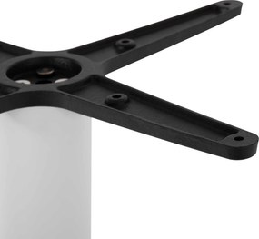 ΒΑΣΗ ΜΠΑΡ ΜΕΤΑΛΛΙΚΗ ΛΕΥΚΗ ΜΑΤ 45Χ45Χ107Yεκ. ΜΕ ΡΕΓΟΥΛΑΤΟΡΟΥΣ HM439.02