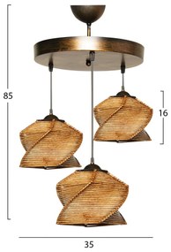 ΦΩΤΙΣΤΙΚΟ ΟΡΟΦΗΣ ΕΣΩΤΕΡΙΚΟΥ ΧΩΡΟΥ 3 ΤΜΧ HM7493 35x85 εκ.