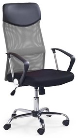 Καρέκλα γραφείου Houston 429, Γκρι, 110x61x63cm, 15 kg, Με μπράτσα, Με ρόδες, Μηχανισμός καρέκλας: Κλίση | Epipla1.gr