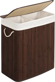Καλάθι Απλύτων 2 Θέσεων (51.5x31.5x61.5) Songmics LCB72Z