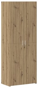 vidaXL Ντουλάπα Αποθήκευσης Ξύλο Δρυός 70x42.5x225 εκ. Επεξεργασμένο Ξύλο
