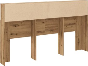 vidaXL Κεφαλάρι Ντουλάπι από Τεχνητό Δρυς 180x19x103,5 εκ. από Τεχνητό Ξύλο