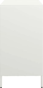vidaXL Ντουλάπι Λευκό 68x39x73,5 εκ. από Χάλυβα Ψυχρής Έλασης