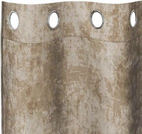 vidaXL Βελούδινες Κουρτίνες 2 pcs Μπρονζέ 175 x 140 εκ. Βελούδο