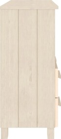 vidaXL Ντουλάπι HAMAR Καφέ Μελί 85 x 35 x 80 εκ. Μασίφ Ξύλο Πεύκου