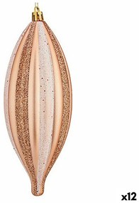 Χριστουγεννιάτικα Στολίδια Krist+ Χαλκός PVC Επιμήκης 3 x 3 x 18 cm 8,5 x 19 x 3 cm (12 Μονάδες)