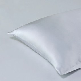 Μεταξωτή Μαξιλαροθήκη Με Φερμουάρ (50x75) Kentia Stylish Silk Γκρι