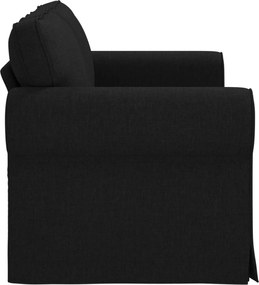 vidaXL Καναπές 120cm Μαύρο Μέταλλο