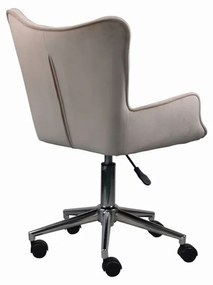 Καρέκλα DKD Home Decor Κρεμ Ασημί 52 x 56,5 x 80 cm