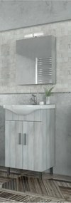 DROP Σετ επιδαπέδιου επίπλου μπάνιου, Luna 55, Gray, Drop DROP986637