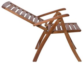 Πολυθρόνα GARDEN 5-Θ Πτυσ/νη Acacia High 58x70x105cm