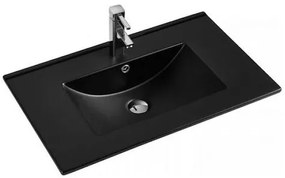 Νιπτήρας SLIM BLACK 60 γυαλιστερή πορσελάνη 60x46cm - 3WBH060ΡC0-1