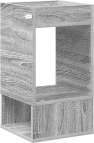 vidaXL End Table Γκρίζο Σονομα 30 x 30 x 56 εκ. Επεξεργασμένο ξύλο