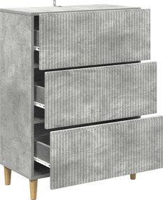 vidaXL Ντουλάπι με Συρτάρια 66 x 34,5 x 90 εκ Επεξεργασμένο Ξύλο