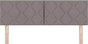 vidaXL Κεφαλάρι Taupe 160 cm ύφασμα