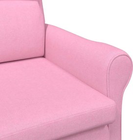 vidaXL Πολυθρόνα Ροζ 76 x 94 x 102 εκ. ύφασμα