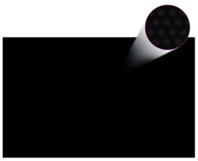 Κάλυμμα Πισίνας Ορθογώνιο Μαύρο 800 x 500 εκ. από Πολυαιθυλένιο - Μαύρο