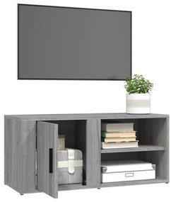 vidaXL Έπιπλα Τηλεόρασης 2 τεμ. Γκρι Sonoma 80x31,5x36 εκ. Επεξ. Ξύλο