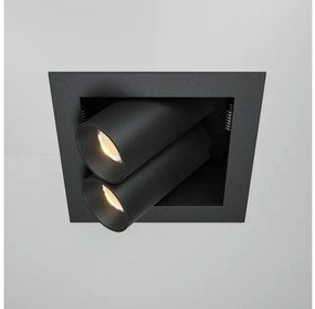 Χωνευτό Σποτ Φωτιστικό Οροφής LED 2x7W Μαύρο Κινητό Magnum DL094-02-7W3K-B Maytoni DL094-02-7W3K-B