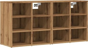 vidaXL Ντουλάπια παπουτσιών 2 τεμ Δρυς τεχνίτης 52x30x50 cm
