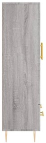 vidaXL Ντουλάπα Γκρι Sonoma 69,5 x 31 x 115 εκ. από Επεξεργασμένο Ξύλο