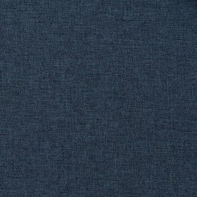Κουρτίνες Συσκότ. με Γάντζους/'Οψη Λινού 2 τεμ Μπλε 140x225 εκ - Μπλε