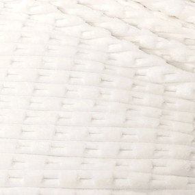 Κουβέρτα Fleece Υπέρδιπλη (220x240) Nima Savara Ivory