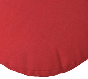 vidaXL Μαξιλάρια καθισμάτων 2 pcs Κόκκινο Ø30 x 13 εκ ύφασμα