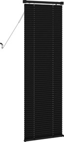 vidaXL Βενετσιάνικη Σκίαση Μαύρο 150 x 50 cm 25 mm PVC