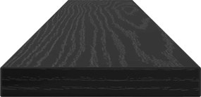 vidaXL Ράφι Βιβλίων 4 pcs Μαύρο 60 x 10 x 1,5 cm Επεξεργασμένο ξύλο