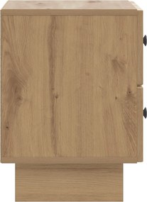 vidaXL Κομοδίνο 2 τεμ. Artisan Δρυς 43 x 34,5 x 47,5 εκ