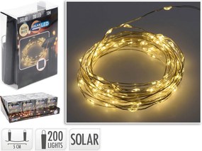 ΣΥΡΜΆΤΙΝΑ &amp; PVC ΛΑΜΠΆΚΙΑ LED SOLAR WIRE LIGHTING 200LED CZ6540100