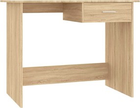 vidaXL Γραφείο Χρώμα Sonoma Δρυς 100 x 50 x 76 εκ. από Επεξ. Ξύλο