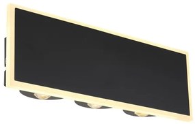 Απλίκα Φωτιστικό Τοίχου LED 12W Μαύρο 9x25 Saidy 78408-6 Globo Lighting-78408-6-Μαύρο 78408-6