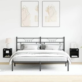 vidaXL Ντουλάπι TV 2 pcs Μαύρο 30 x 28.5 x 30 εκ. Επεξεργασμένο ξύλο