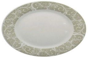 Πιατέλα Πορσελάνινη Οβάλ Λαχούρι R8028-120 30,5cm Grey Ankor Porcelain