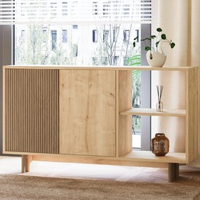 Σύνθετο Σαλονιού Θερμό Δρυς / Sapphire Δρυς NUDRU 150x30x45