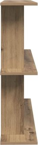 vidaXL Ράφι Τοίχου Επιτοίχιο Artisan Δρυς 80 x 20 x 75 εκ