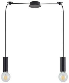 Φωτιστικό Οροφής Adept Tube 77-8479 30x11x300cm 2xE27 60W Black Homelighting